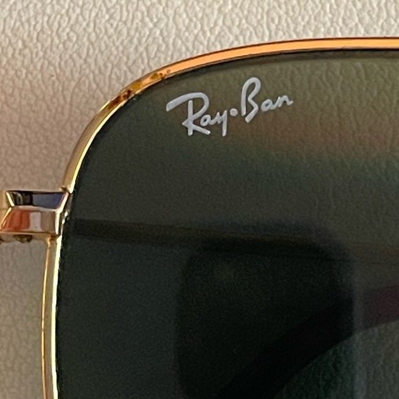 Ray-Ban Hexagonal Flat Lenses Gold/Green Lenses - Picture 8 of 8